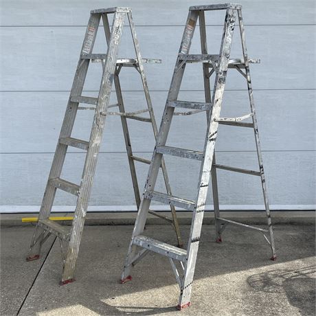 Pair of 6 FT Aluminum Ladders