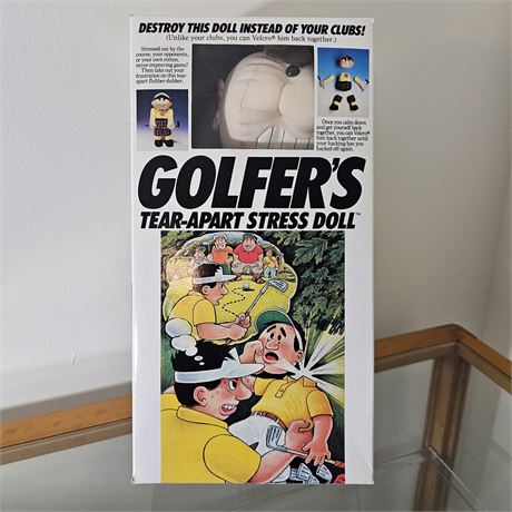 *NOS* Golfers Stress Doll-Gag Gift