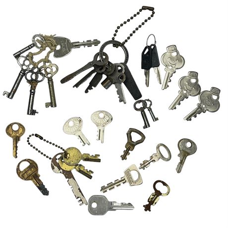Collection of old Keys