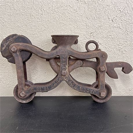 1879 Cast Iron Jacob Ney Hay Trolley