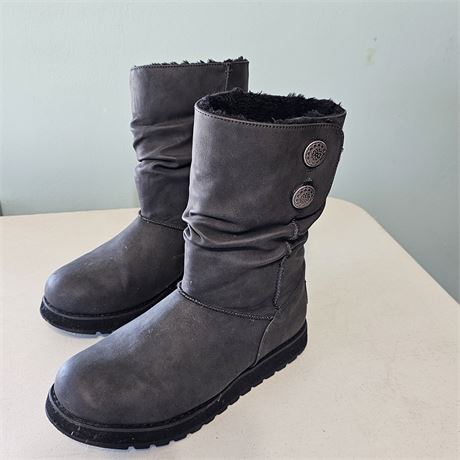 Skechers Womens Size 7 Keepsakes Leatherette Boot~Light Use