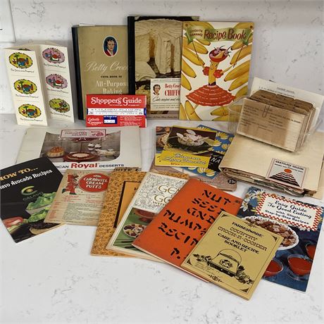 Vintage Recipe Books - Betty Crocker, Chiquita Banana and More