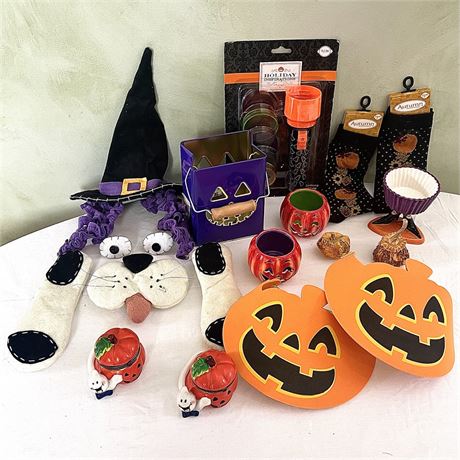 Halloween Fun with Candle Holders, Dried Gords and More