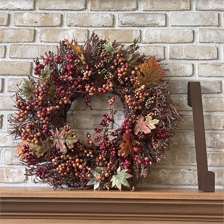 Seasonal 25" Artificial Wreath w/ Hanger