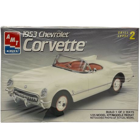 Sealed 1953 Chevrolet Corvette 1/25 Scale Model Car Kit by Ertl Co.