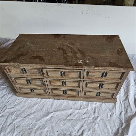 wooden jewelry dresser box