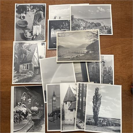 Vtg Black & White 6.5" x 8.5" Photography