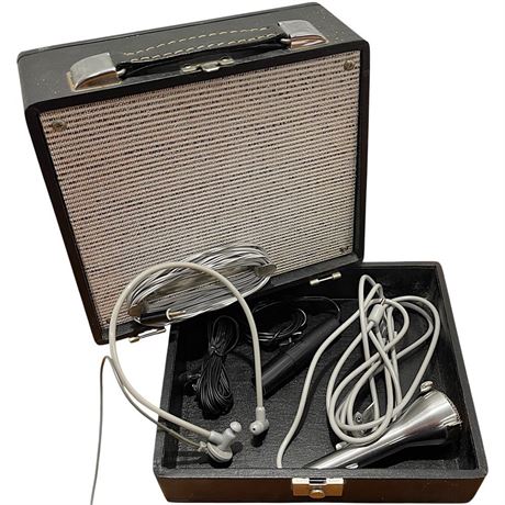 Vtg Fairchild Cinephonic Speaker, Microphones & Headphones