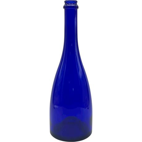 Cobalt Blue Wine Bottle