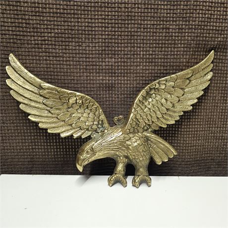 Brass Flying Eagle Wall Decor