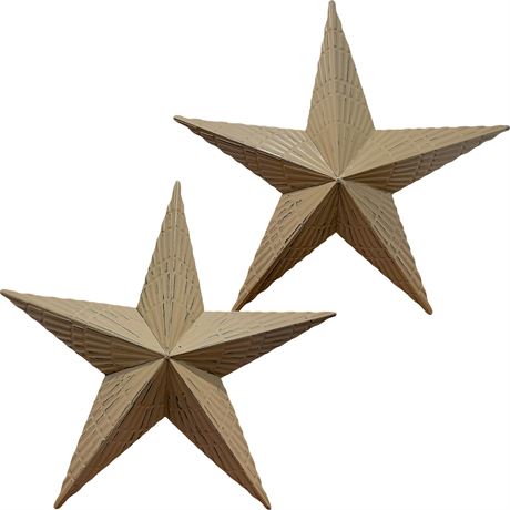 Rustic Farmhouse-Style Hanging Stars