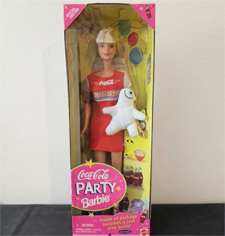 *NOS* 1998 Coca-Cola Party Barbie