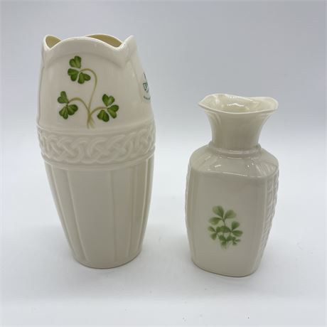 Pair of Donegal Irish Porcelain Vases