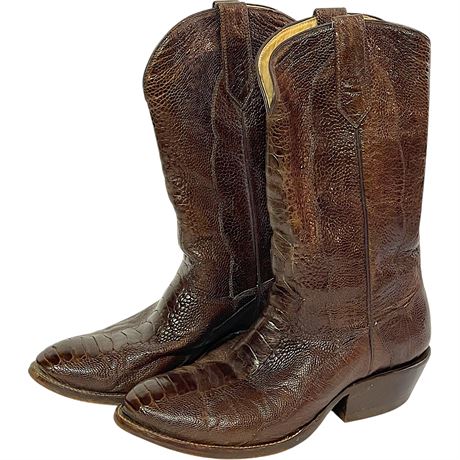 Republic Ostrich Leg Men's Cowboy Boots