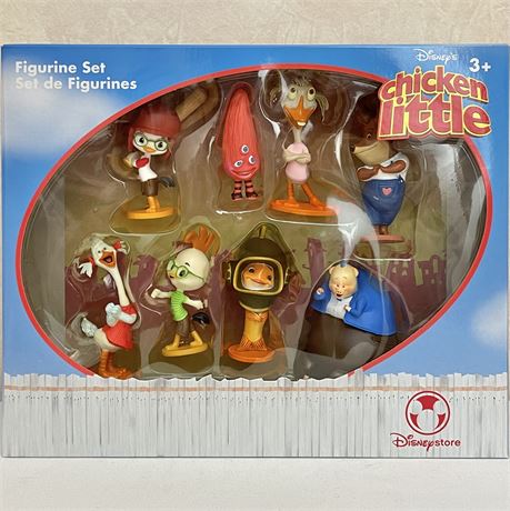 NIB Disney Store Chicken Little Figurine Set