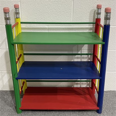 Colorful Pencil Bookshelf Unit