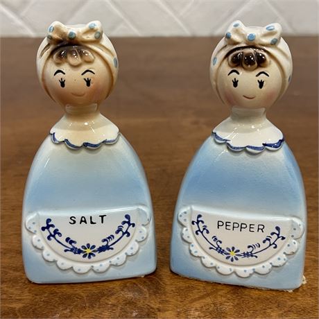1966 Davar "Merry Maid" Ceramic S&P Shakers