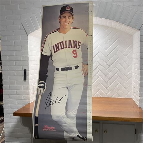 Full 6'4" Life Size Pete O'Brien Cleveland Indians - Friendly's Poster
