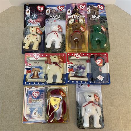(8) Sealed Mcdonalds TY Beanie Babies
