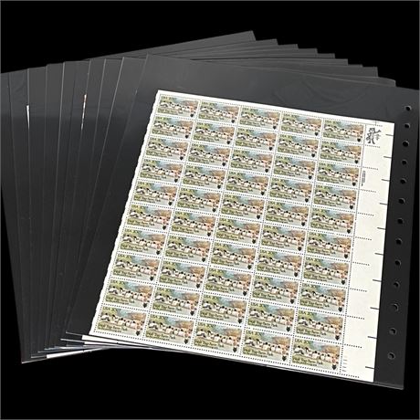 20 Full Pages of Collectible Stamps