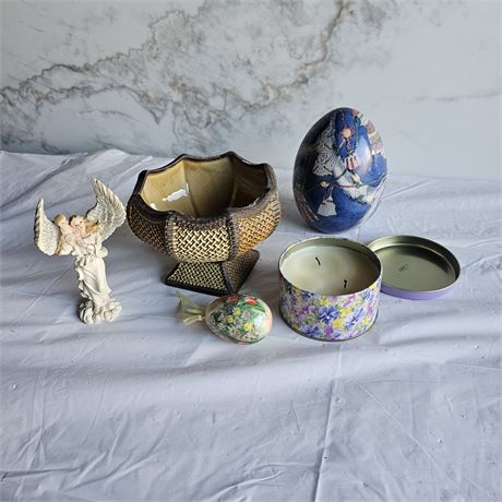 collection of decorative and household items,