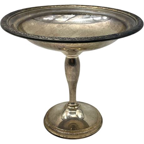 925 Sterling Silver Weighted Prelude International Compote Dish