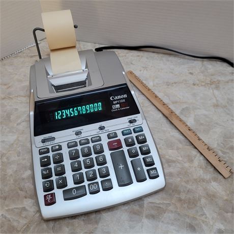 Cannon Printing Calculator and Ruler