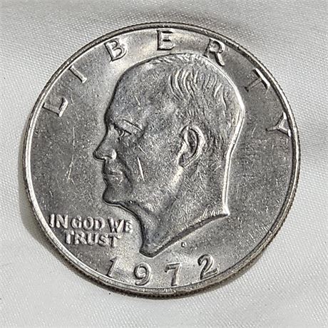 1972 D Eisenhower Dollar,