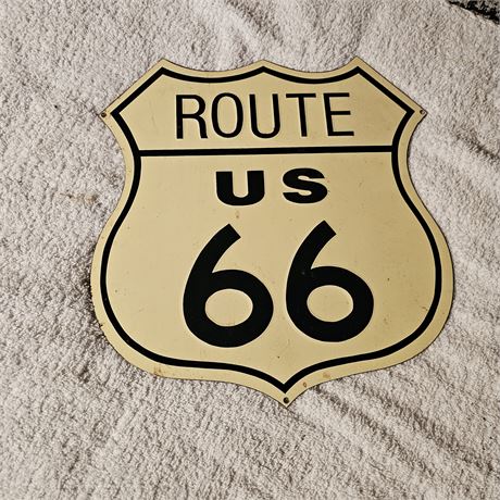 US Street Sign Metal Enamel US Route 66