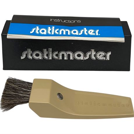 Vtg Staticmaster 1C 200 Brush with Box & Paperwork
