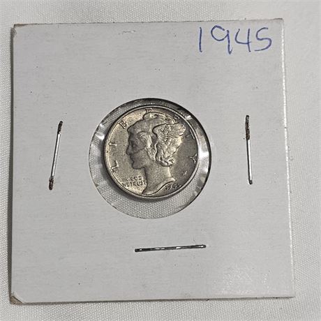 1945  Mercury Dime Silver
