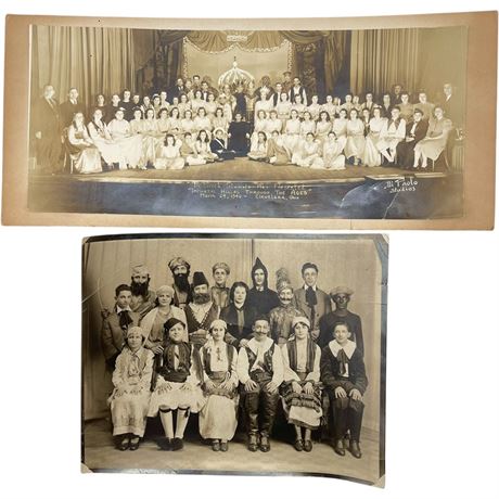 (2) Vtg Photographs of Plays