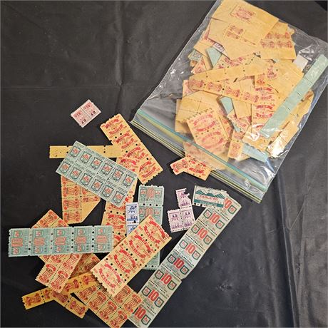 Whole Bag of Extra Stamps from the 50's & 60's