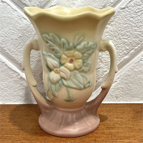Vintage Hull Art Pottery Double Handled Vase