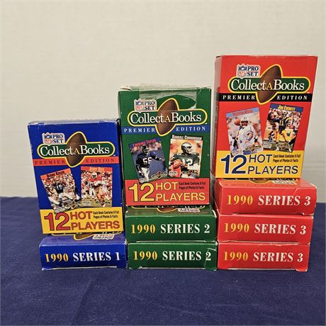 1990 Pro Set Collect-A-Books Premier Edition Cards-Sealed Except 1 Pack