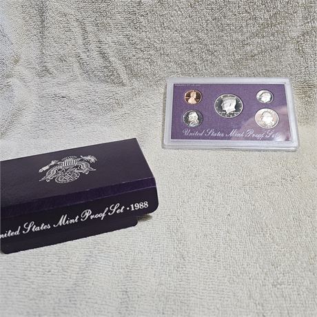 1988   United States Proof Set from the US Mint.