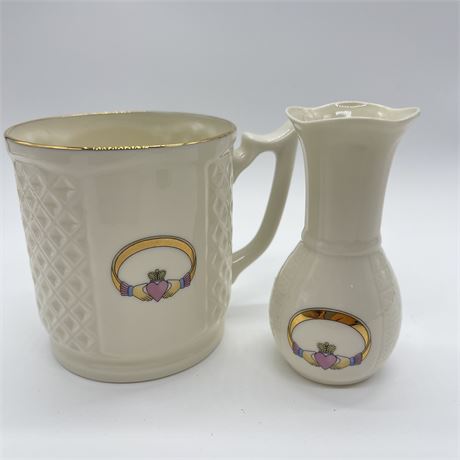 Donegal Claddagh Ring Mug and Vase