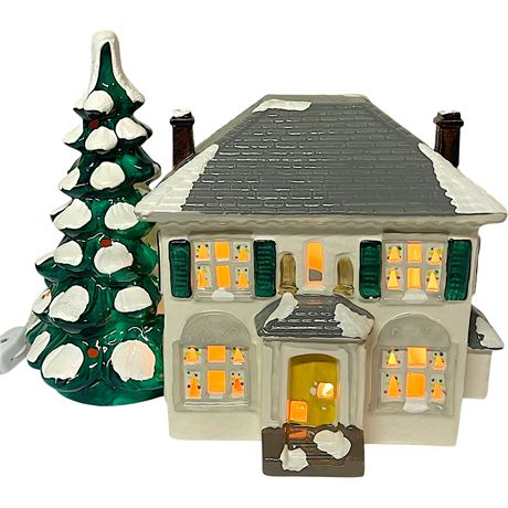 1987 Dept. 56 Lighted Ceramic River Road House