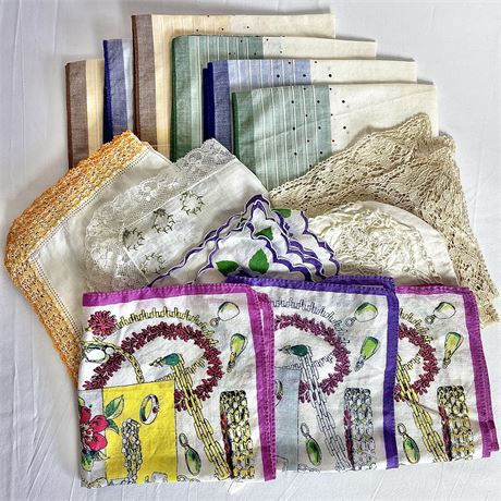 Grouping of Women's Handkerchiefs