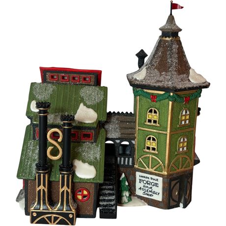1995 Heritage Village Collections North Pole Series w/ Original Shipping Box