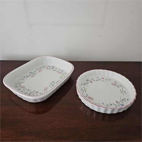 Johnson Brothers "Summer Chintz" Casserole and Quiche Dish