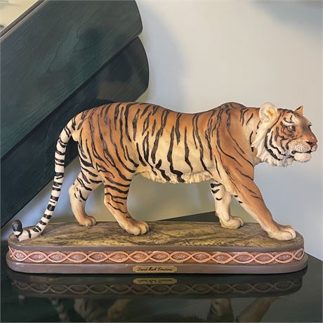 David Mark Creations PolyResin Tiger Statue