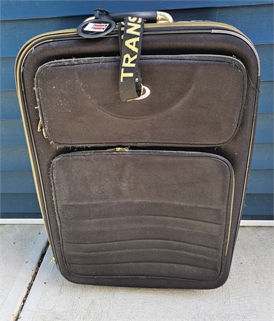 Large "Transworld" Brand 2-Wheel Suitcase w/Handle