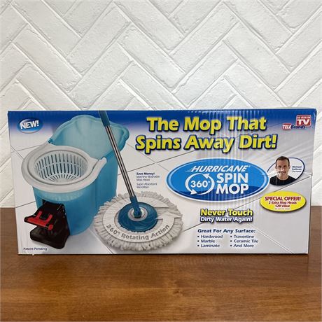 NIB Hurricane 360° Spin Mop