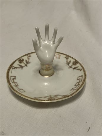 Nippon porcelain ring holder. I