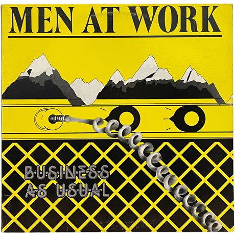 1982 Men At Work "Business As Usual" Vinyl Record