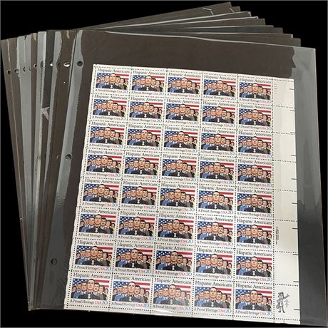 20 Full Pages of Collectible Stamps