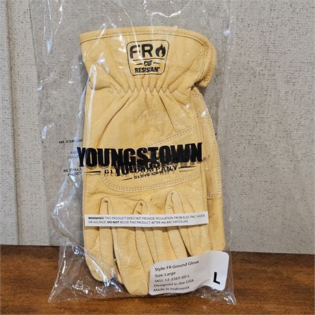Youngstown Fire & Cut Resistant Leather Ground Gloves