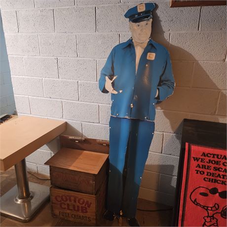 MAYTAG MAN LIFE SIZE CARDBOARD ADVERSIZING SIGN