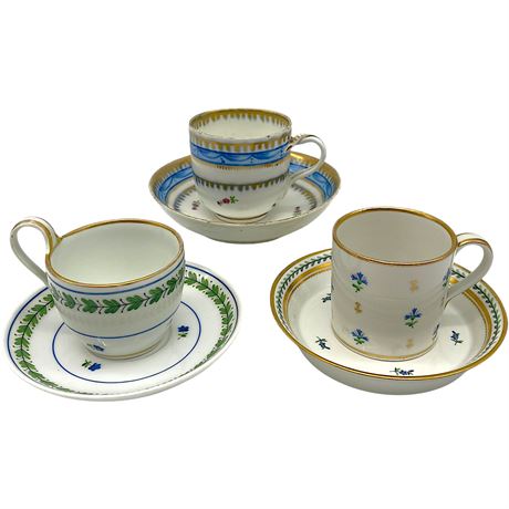 Antique Royal Vienna Teacup & Saucer Sets